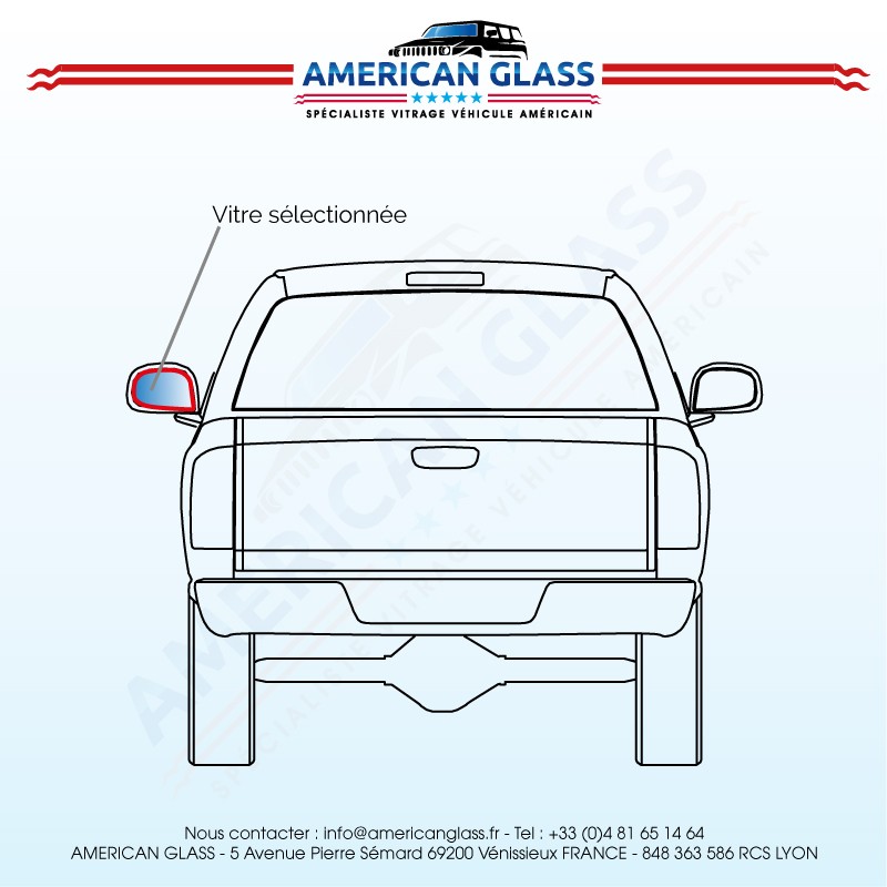 DZSUNLOHJ Coque Rétroviseur Coque De Rétroviseur Gauche Pour Dodge Pour Ram 1500 2009-2012 68231243AA Rétroviseur Couverture