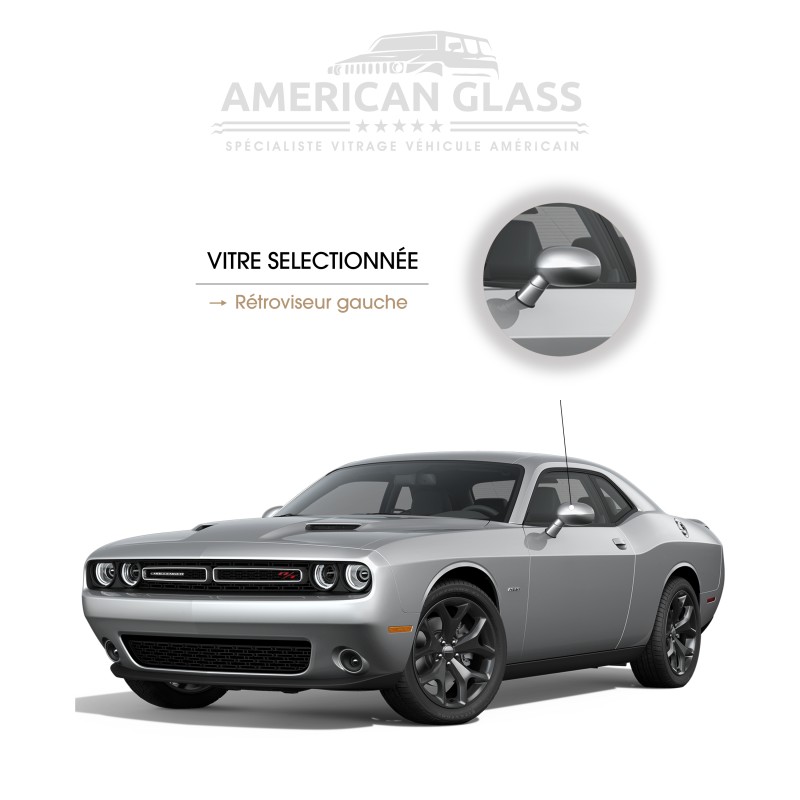 RÉTROVISEUR GAUCHE NOIR DODGE CHALLENGER 2008-2016