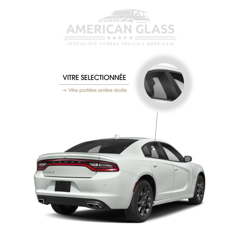 VITRE PORTIÈRE ARRIÈRE DROITE DODGE CHARGER 2015-2024