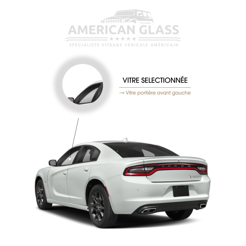 VITRE PORTIÈRE AVANT GAUCHE DODGE CHARGER 2015-2024