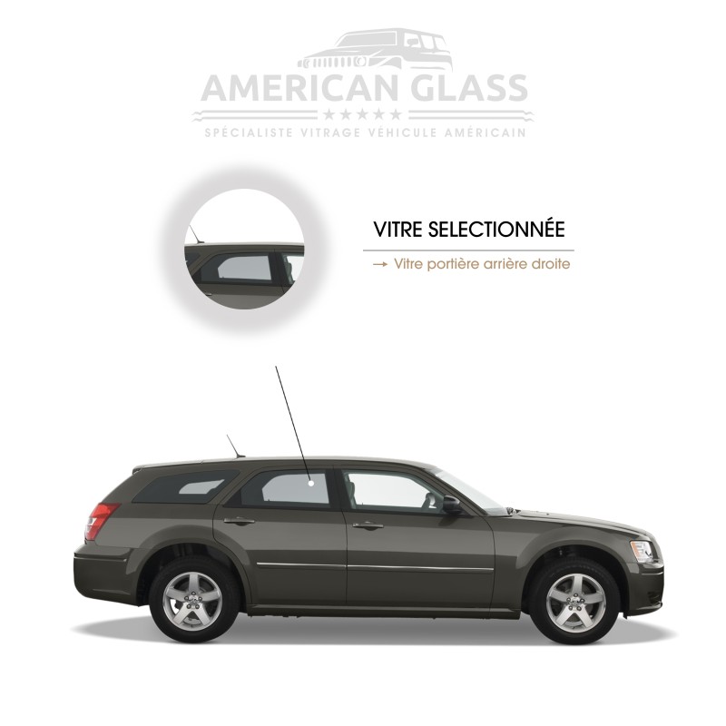 VITRE PORTIÈRE ARRIÈRE DROITE DODGE MAGNUM 2005-2010