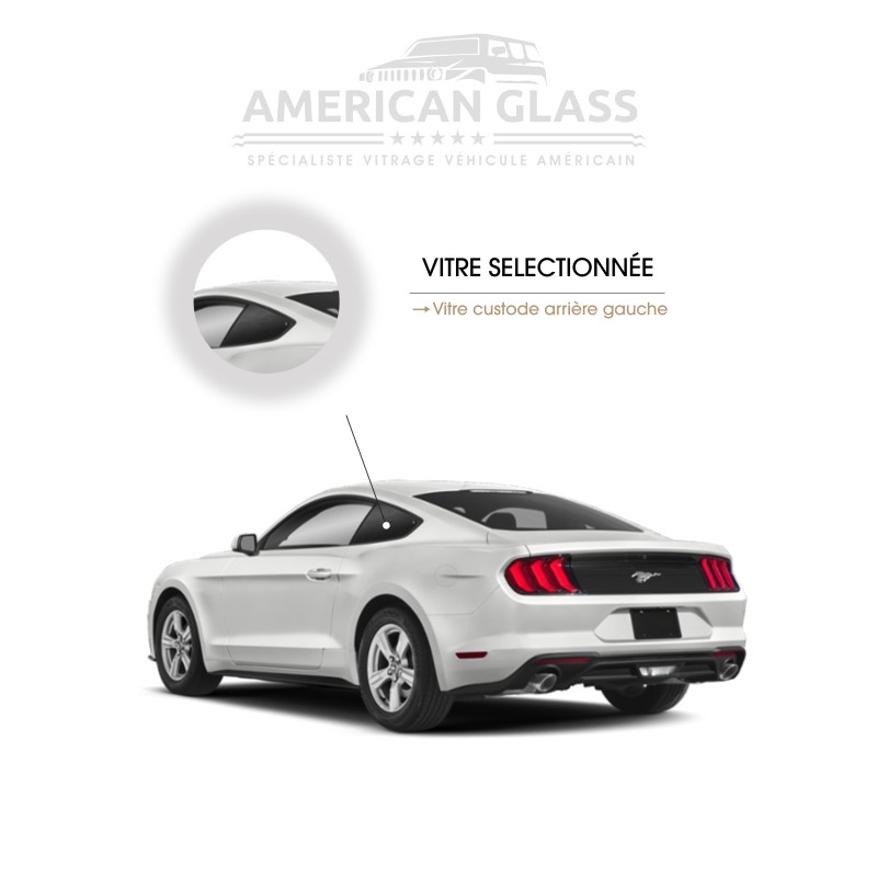 VITRE CUSTODE ARRIÈRE GAUCHE FORD MUSTANG 2015-2023