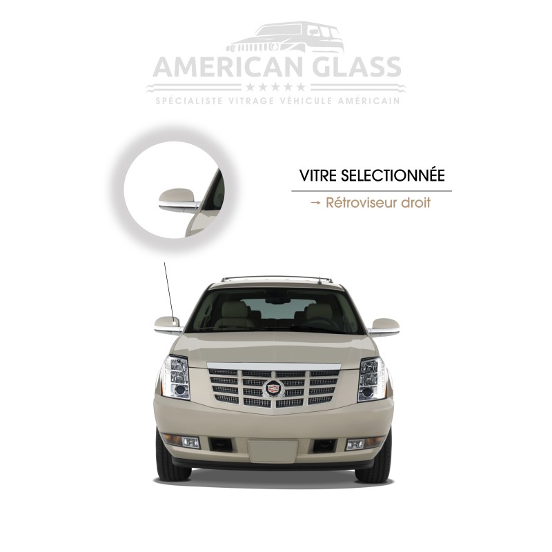 RÉTROVISEUR DROIT PLASTIQUE CADILLAC ESCALADE 2007-2014