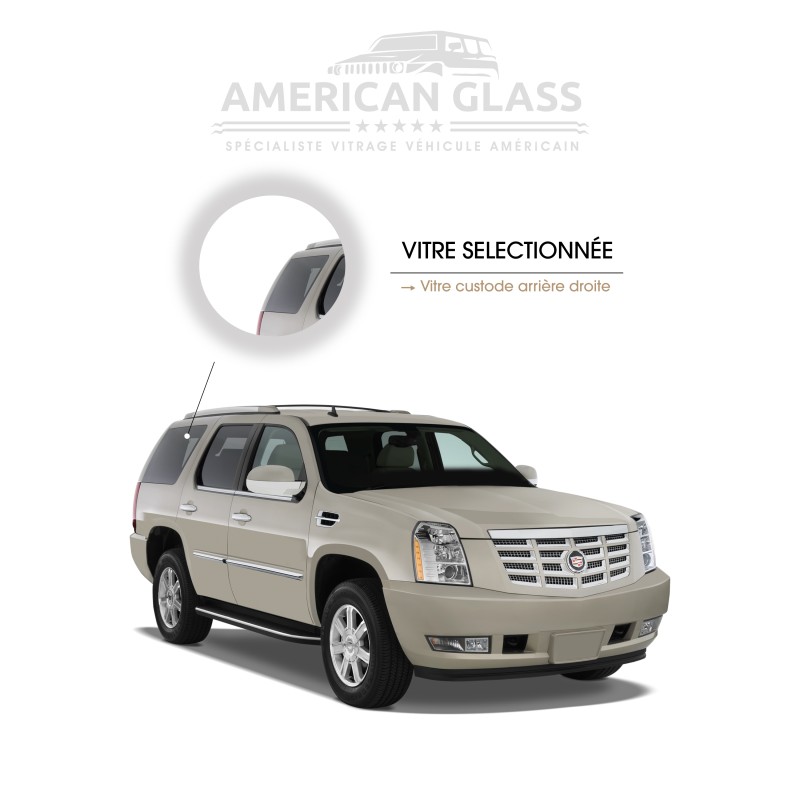 VITRE CUSTODE ARRIÈRE DROITE CADILLAC ESCALADE 2007-2014