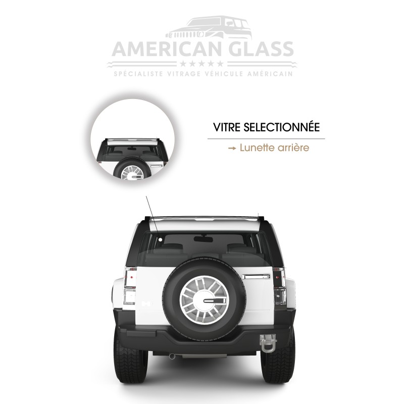 LUNETTE ARRIÈRE HUMMER H3 2006-2010