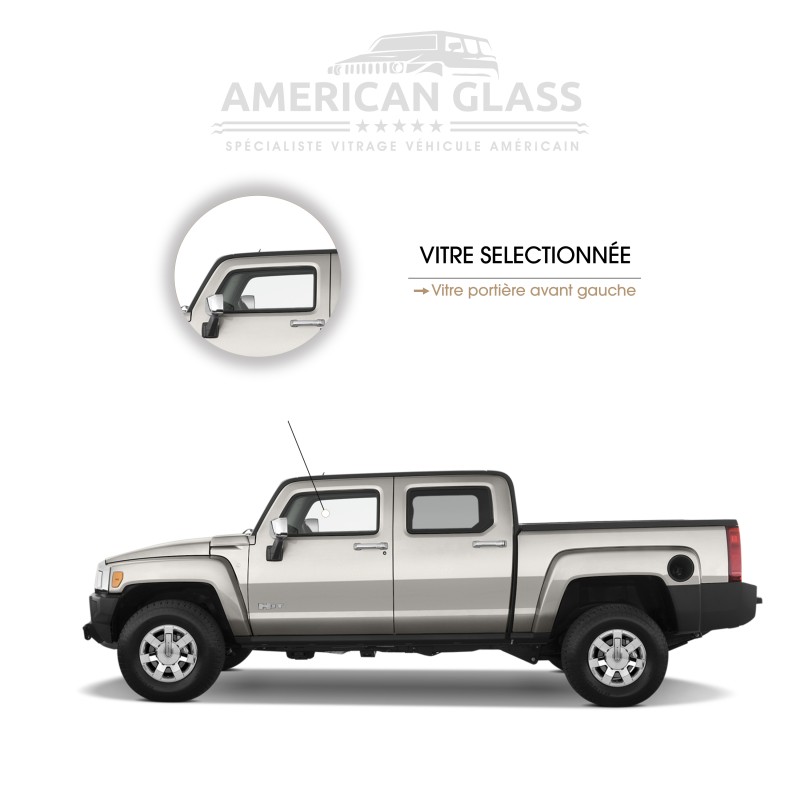 VITRE PORTIÈRE AVANT GAUCHE HUMMER H3 SUT 2008-2010