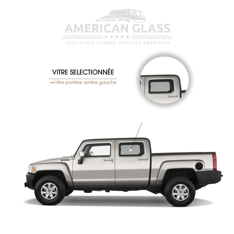 VITRE PORTIÈRE ARRIÈRE GAUCHE HUMMER H3 SUT 2008-2010