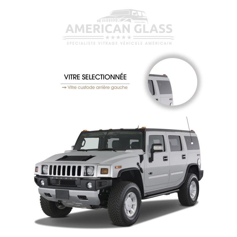 VITRE CUSTODE ARRIERE GAUCHE HUMMER H2 2003-2006