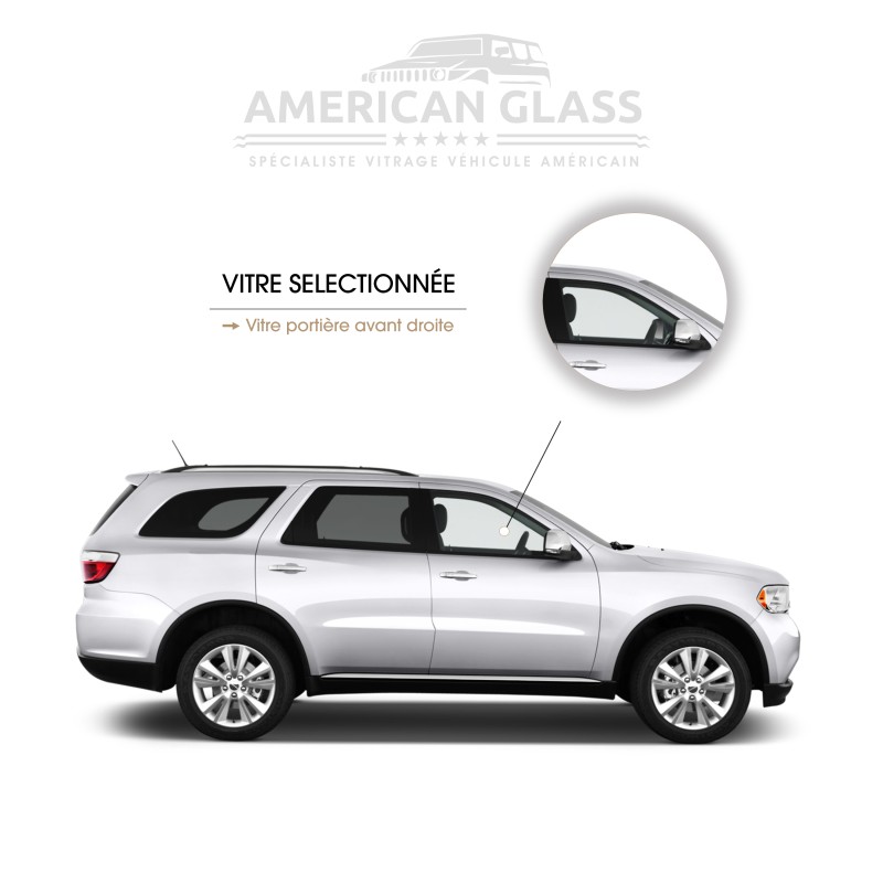 VITRE PORTIÈRE AVANT DROITE DODGE DURANGO 2010-2014