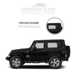 VITRE CUSTODE ARRIÈRE GAUCHE JEEP WRANGLER 3 PORTES 2007-2018