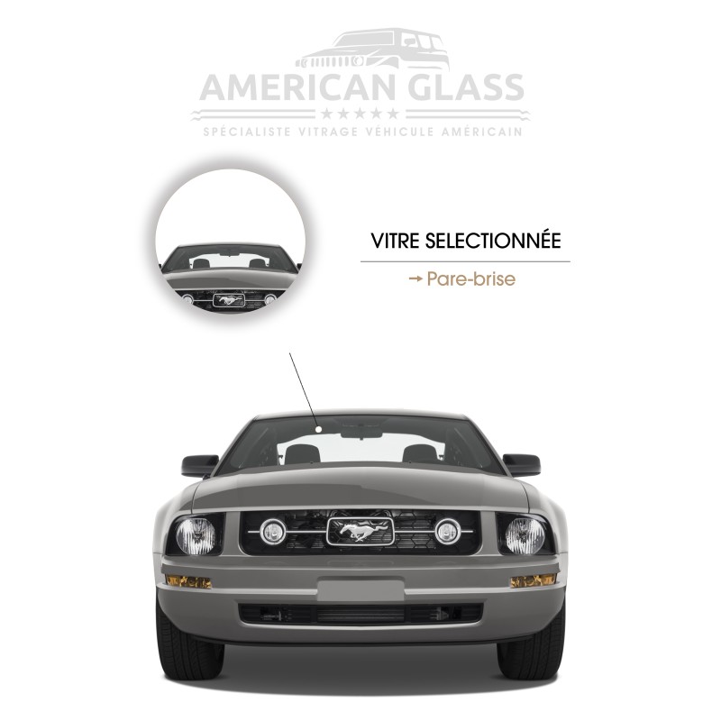 PARE-BRISE FORD MUSTANG 2005-2009