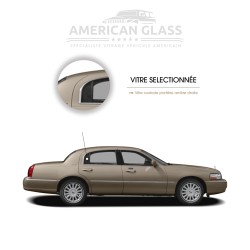 VITRE CUSTODE PORTIÈRE ARRIÈRE DROITE LINCOLN TOWN CAR 1997-2002