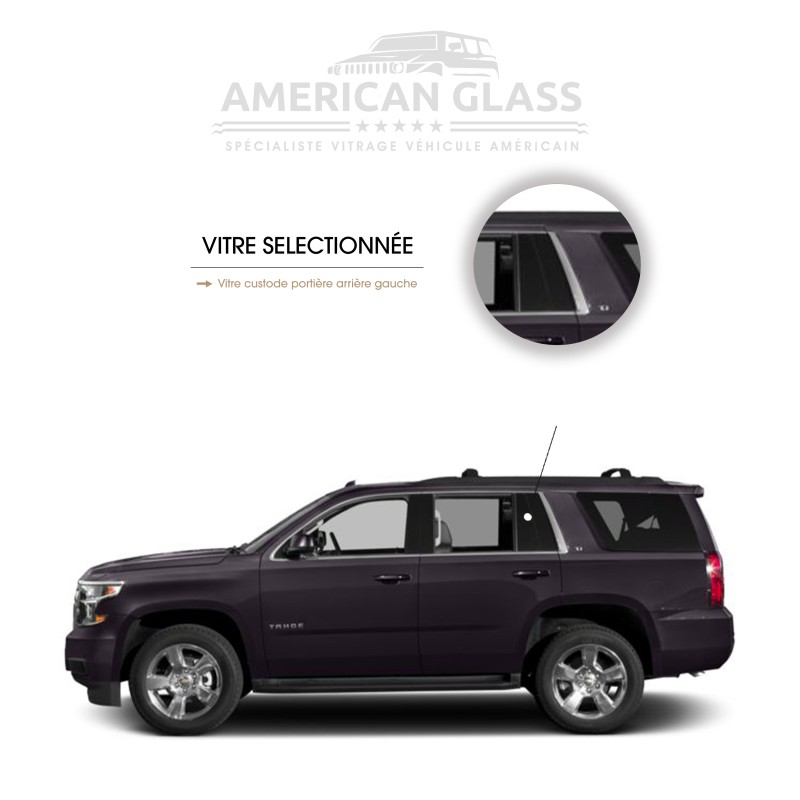 VITRE CUSTODE PORTIÈRE ARRIÈRE GAUCHE CHEVROLET TAHOE 2015-2019