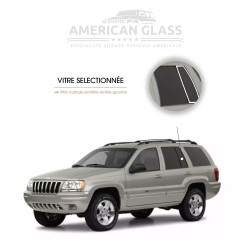 VITRE CUSTODE PORTIÈRE ARRIÈRE GAUCHE JEEP GRAND CHEROKEE 1999-2004