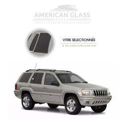 VITRE CUSTODE PORTIÈRE ARRIÈRE DROITE JEEP GRAND CHEROKEE 1999-2004