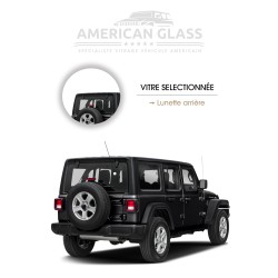 LUNETTE ARRIÈRE JEEP WRANGLER 5 PORTES 2007-2018