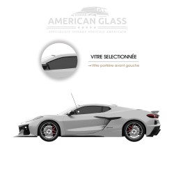 VITRE PORTIÈRE AVANT GAUCHE CORVETTE C8