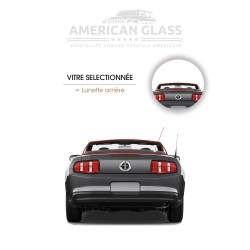 LUNETTE ARRIÈRE FORD MUSTANG CABRIOLET 2010-2014