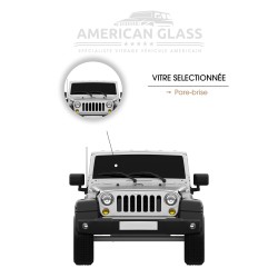 PARE-BRISE JEEP WRANGLER RUBICON HARDTOP 2018-2023