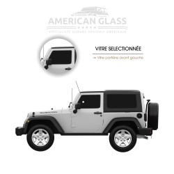 VITRE PORTIÈRE AVANT GAUCHE JEEP WRANGLER RUBICON HARDTOP 2018-2023