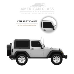 VITRE PORTIÈRE AVANT DROITE JEEP WRANGLER RUBICON HARDTOP 2018-2023