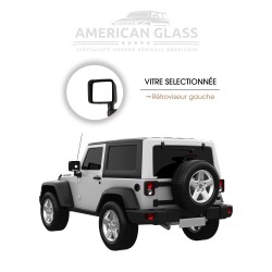 RÉTROVISEUR GAUCHE JEEP WRANGLER RUBICON HARDTOP 2018-2023