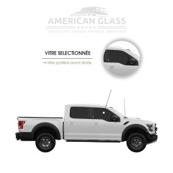 VITRE PORTIÈRE AVANT DROITE FORD F-150 RAPTOR 2016-2021