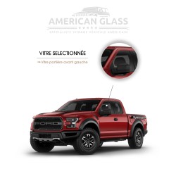 VITRE PORTIÈRE AVANT GAUCHE F-150 RAPTOR 2016-2021