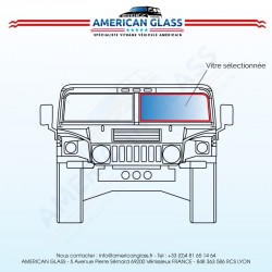 HUMMER H1 PARE BRISE PARTIE...