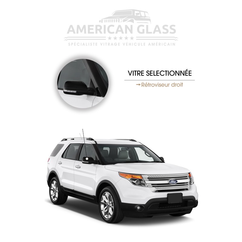 RÉTROVISEUR DROIT A PEINDRE ORIGINE FORD EXPLORER 2015-2018