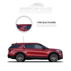 VITRE CUSTODE PORTIÈRE ARRIÈRE DROITE FORD EXPLORER 2019-2023