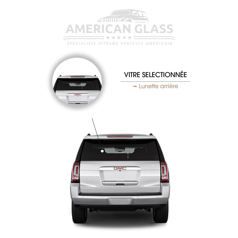 LUNETTE ARRIÈRE GMC YUKON 2015-2019