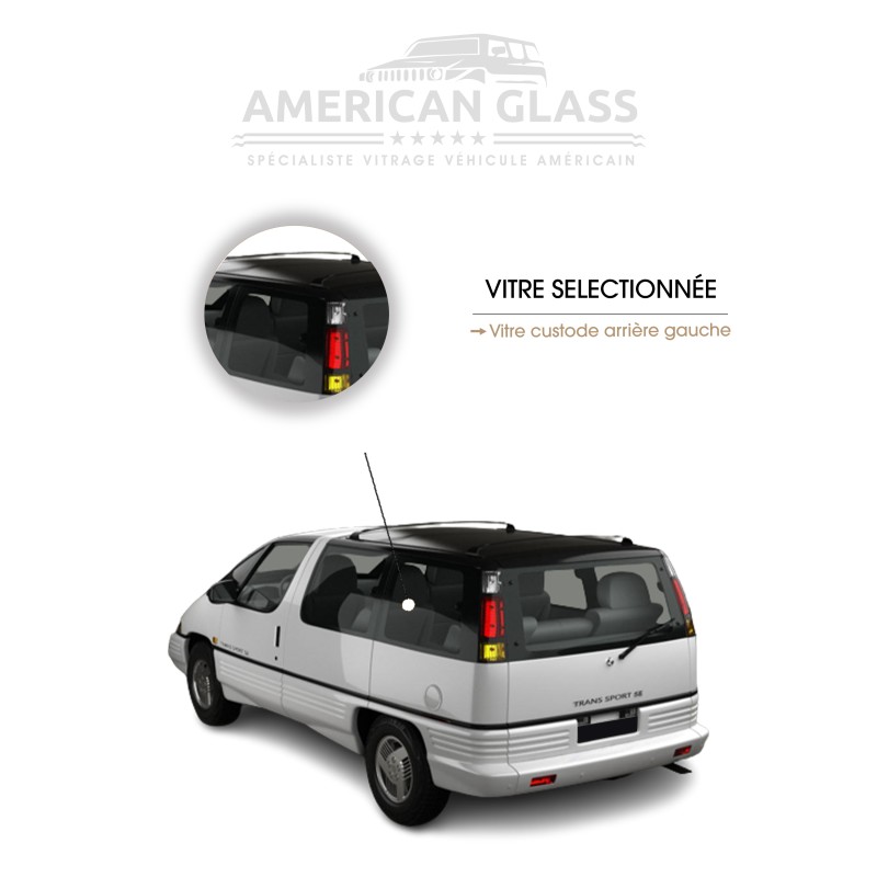 VITRE CUSTODE ARRIÈRE GAUCHE PONTIAC TRANSPORT 1991-1997