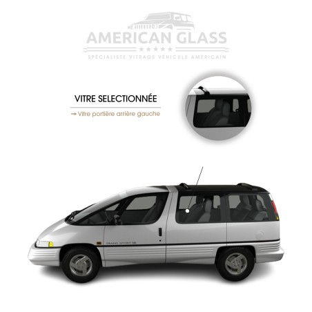 Vitre Portière AR Gauche (n°77) Pour Citroën 2CV Charleston – Échelle 1/8 – Altaya D20