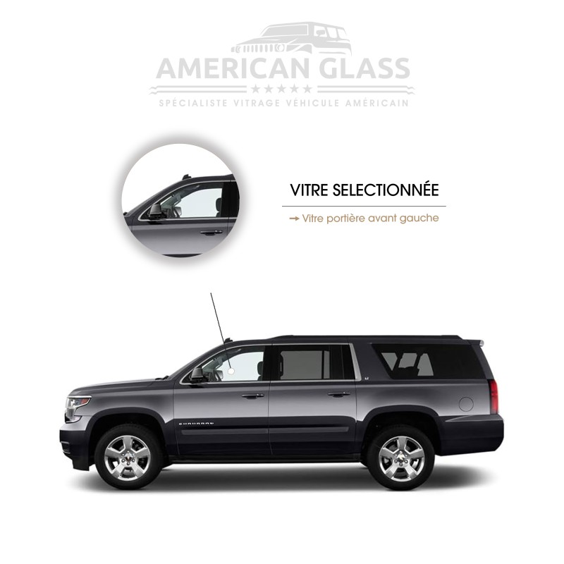 VITRE PORTIÈRE AVANT GAUCHE GMC YUKON XL 2015-2019