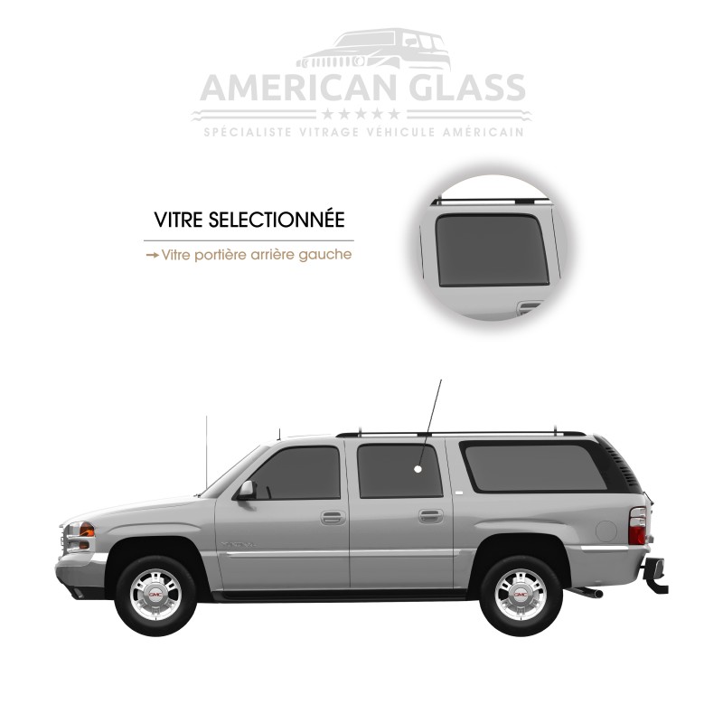 VITRE PORTIÈRE ARRIÈRE GAUCHE GMC YUKON XL 1998-2002