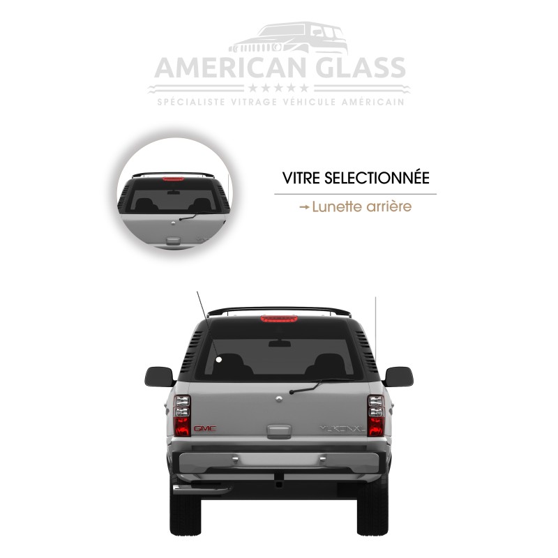 LUNETTE ARRIÈRE GMC YUKON XL 2003-2006