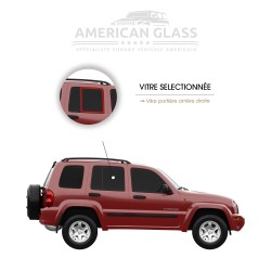 VITRE PORTIÈRE ARRIÈRE DROITE JEEP CHEROKEE KJ 2002-2009