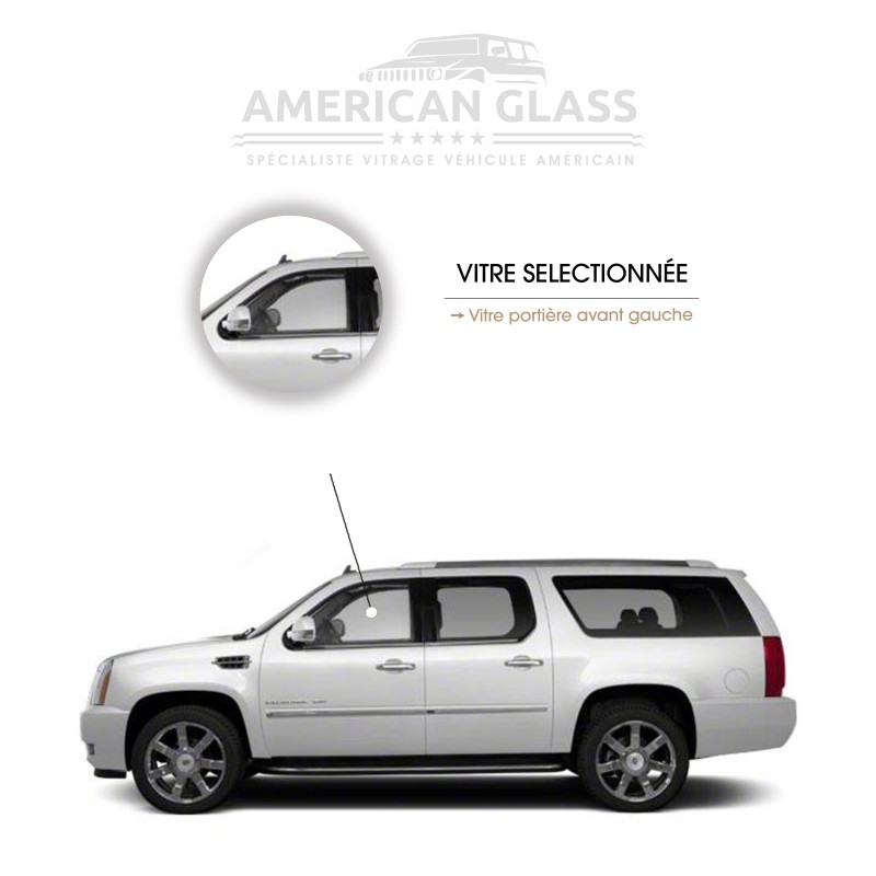 VITRE PORTIÈRE AVANT GAUCHE CADILLAC ESCALADE ESV 2007-2014