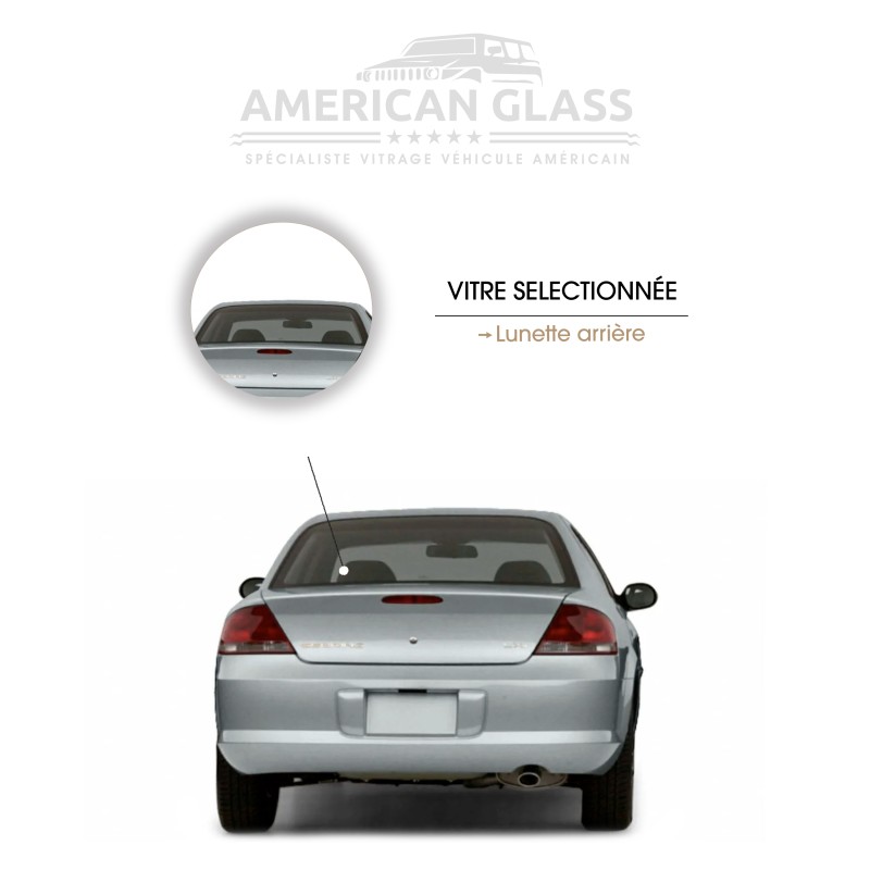 LUNETTE ARRIÈRE CHRYSLER SEBRING 2001-2006