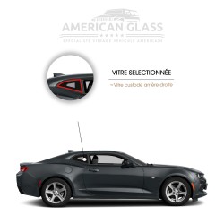 VITRE CUSTODE ARRIÈRE DROITE CHEVROLET CAMARO 2016-2019