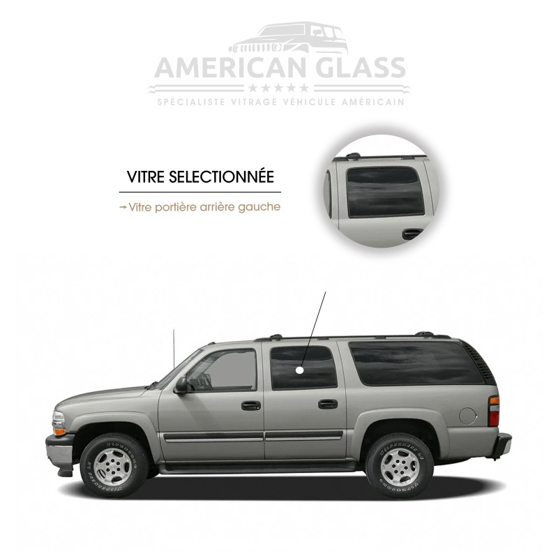 VITRE PORTIÈRE ARRIÈRE GAUCHE CHEVROLET SUBURBAN 2003-2006