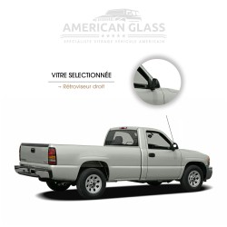 RÉTROVISEUR DROIT EN PLASTIQUE GMC SIERRA 1998-2007