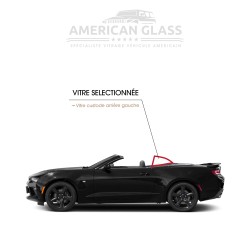 VITRE CUSTODE ARRIÈRE GAUCHE CHEVROLET CAMARO CONVERTIBLE 2016-2019