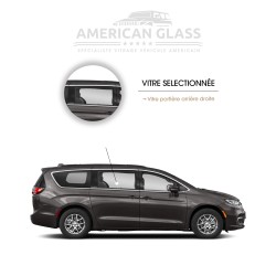 VITRE PORTIÈRE ARRIÈRE DROITE CHRYSLER PACIFICA 2022-2024