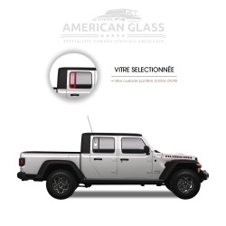 VITRE CUSTODE PORTIÈRE ARRIÈRE DROITE JEEP GLADIATOR 2019-2024