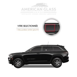 VITRE PORTIÈRE ARRIÈRE GAUCHE JEEP GRAND CHEROKEE 2021-2024