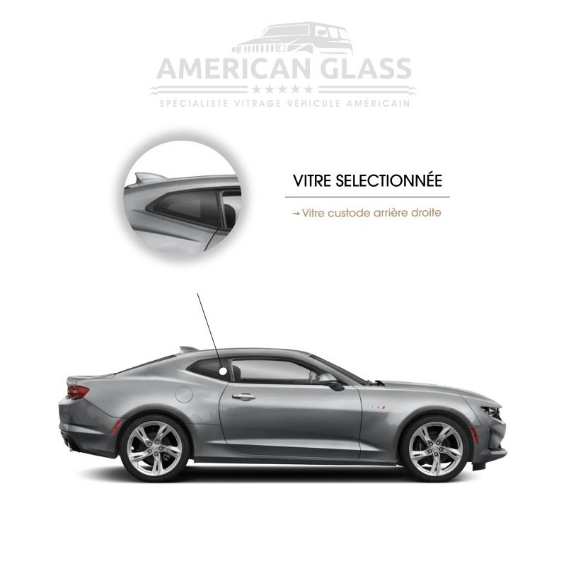 VITRE CUSTODE ARRIÈRE DROITE CHEVROLET CAMARO 2020-2024