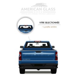 LUNETTE ARRIÈRE CHEVROLET SILVERADO REGULAR CAB 2017-2024