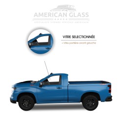 VITRE PORTIÈRE AVANT GAUCHE CHEVROLET SILVERADO REGULAR CAB 2017-2024